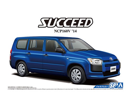 1:24 Сборная модель Toyota NCP160V Succeed '14 - 05144