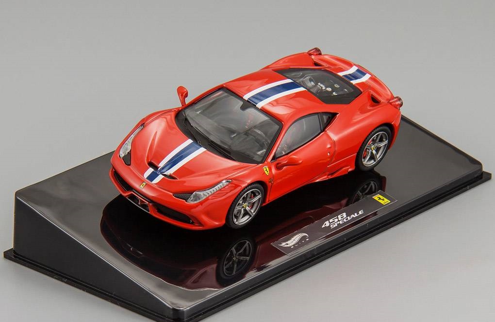 1:43 FERRARI 458 Speciale, red with stripes - BLY45-X1