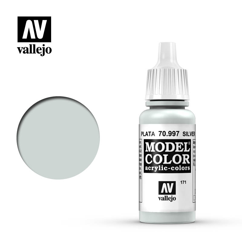Краска акриловая `Model Color` Серебро / Metallic Silver - 70997