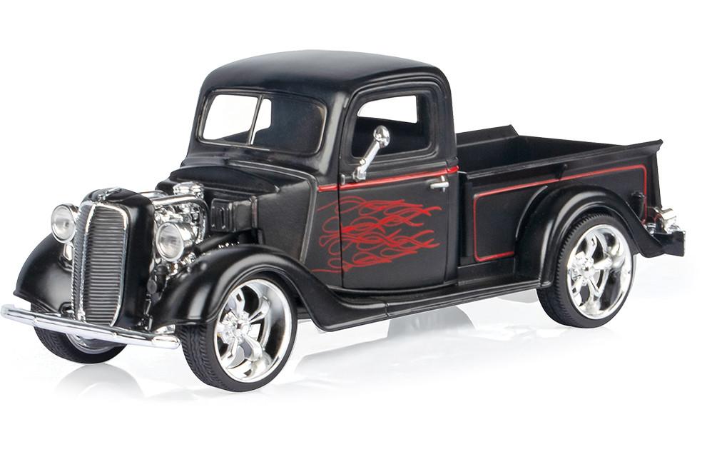 1:24 FORD Pickup *Kult Klassics*(1937), black/red - 79884