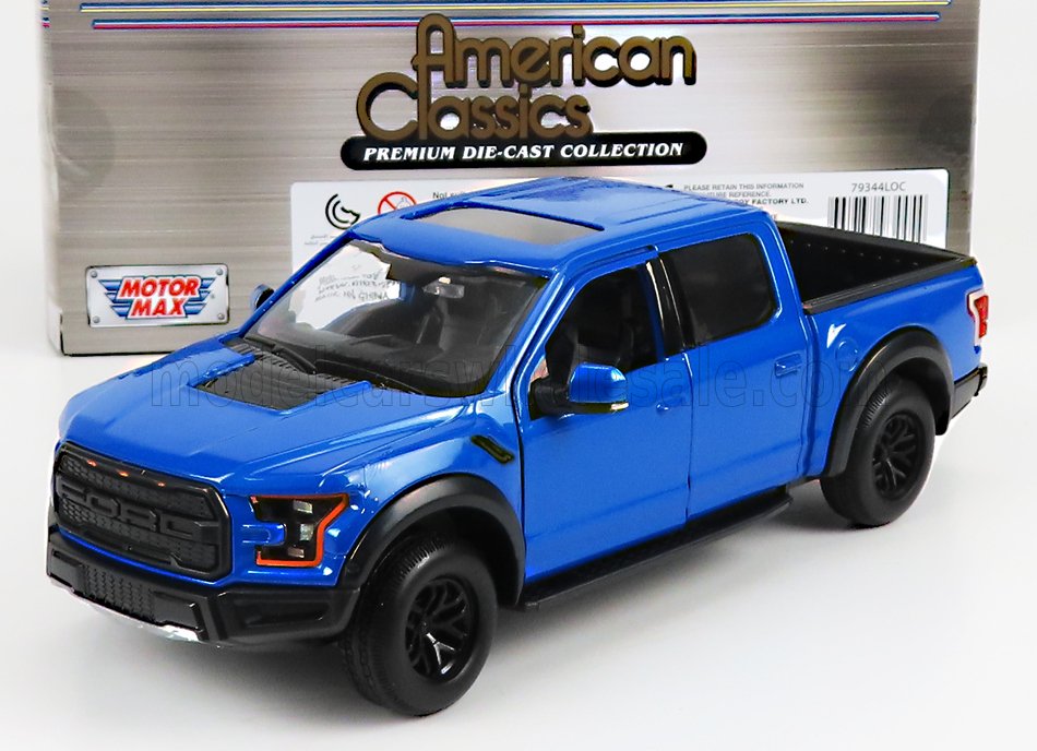1:24 FORD F-150 Pick-up Raptor (2017), blue - 79344B