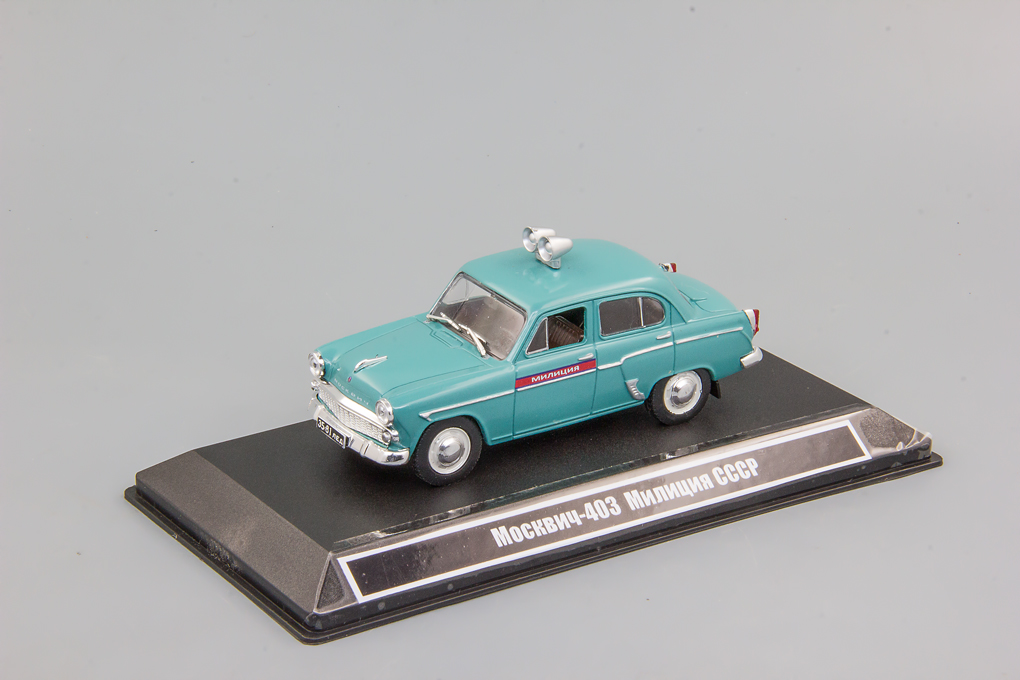 1:43 МОСКВИЧ 403 ГАИ СССР, серый / красный - OF097