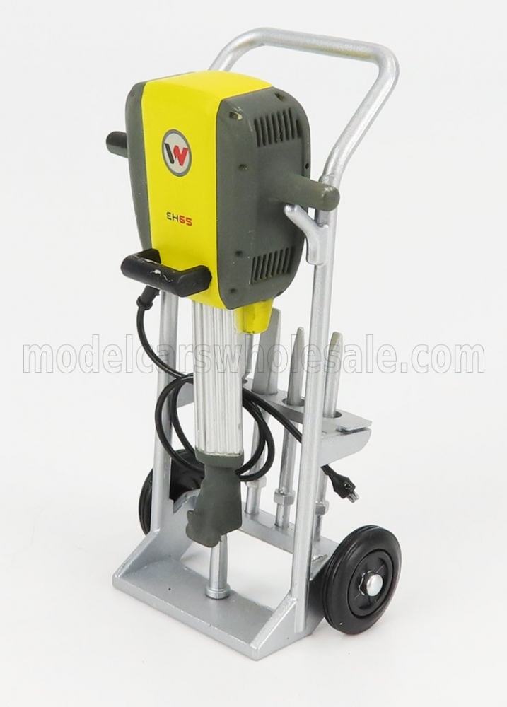 1:12 ACCESSORIES Eh65 Martello Pneumatico - Neuson Hammer, Yellow Grey Silver - UH8082