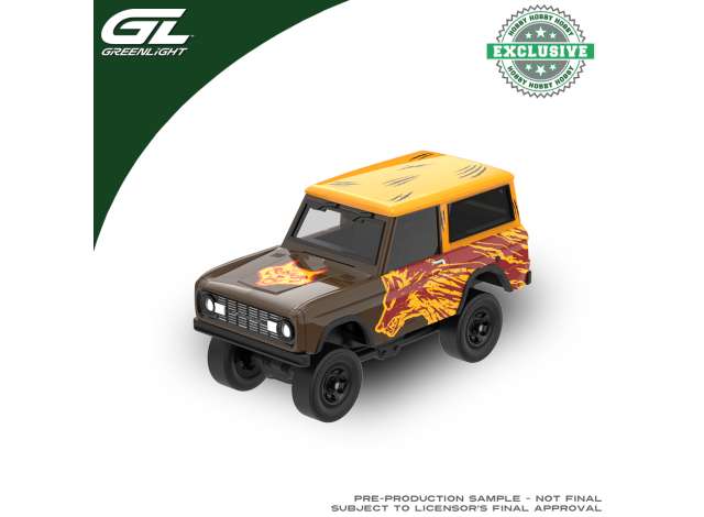 1:64 FORD Bronco (Lifted), Werewolf Tribute with Werewolf Accessory *Halloween Monster Edition* (1967) - 30565D