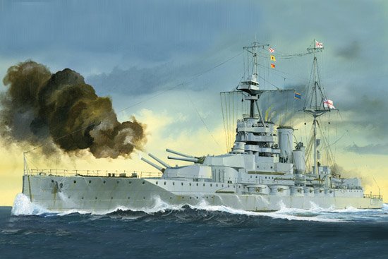 1:700 Сборная модель Линкор HMS Queen Elizabeth, 1918 г. - 05797