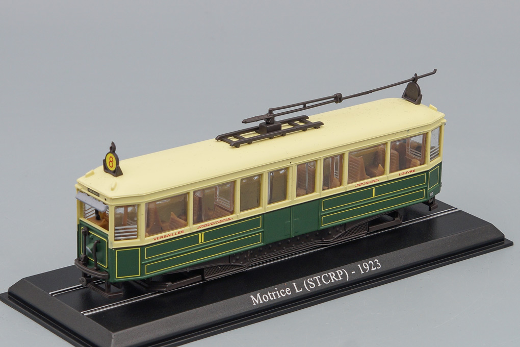 1:87 Трамвай Motrice L (STCRP) 1923, green /beige - 7519023
