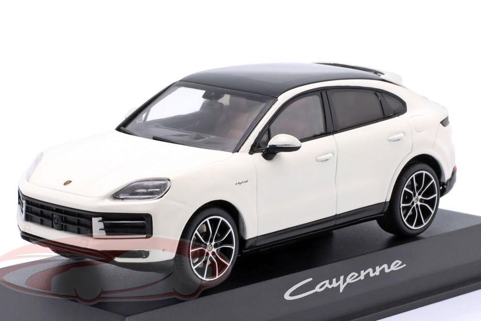 1:43 PORSCHE Cayenne E-Hybrid Coupé (E3 II) (2025), Carrara white metallic - WAP0200320RCAY