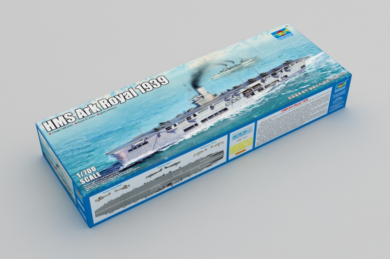 1:700 Сборная модель Британский авианосец «Ark Royal» 1939 - 06713