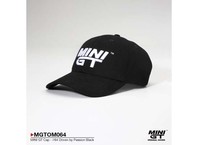 Бейсболка MINI GT «//64 Driven by Passion», black - MGTOM064