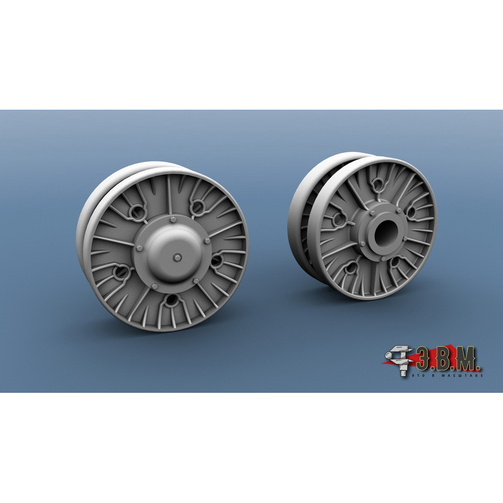 1:35 Катки поздние для Ис-2 (3D-печать) - RS35188