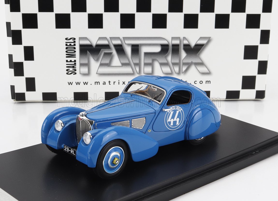 1:43 BUGATTI T51 Dubos №44 Rally Paris Nice (1931), Light Blue - MXR40205-011
