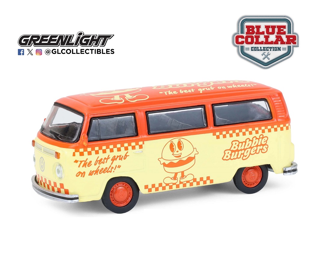 1:64 VOLKSWAGEN T2 'Bubbie Burgers' (1975), Light Yellow/Orange - 35300C