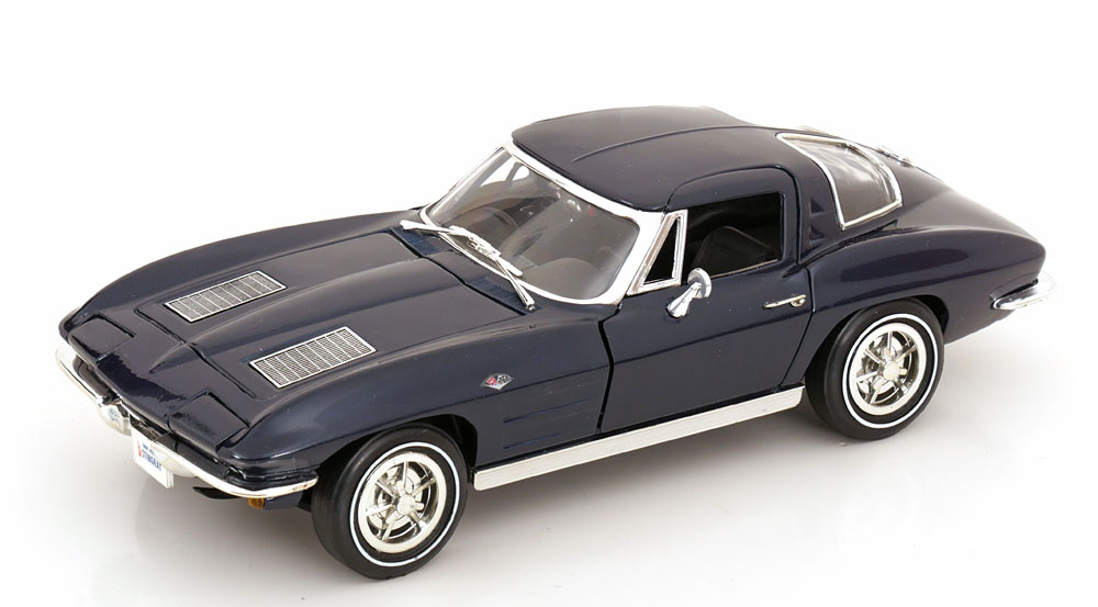 1:18 CHEVROLET Corvette Sting Ray (1963), dark blue - 7321