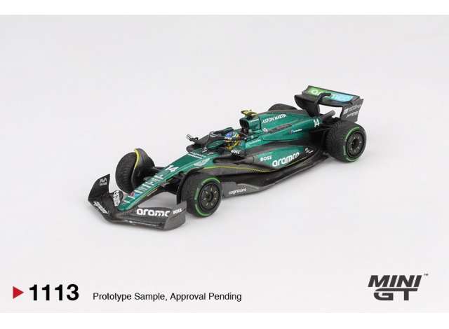 1:64 Aston Martin AMR24 #14 Fernando Alonso Canadian GP, green/black 2024 - MGT01113BL