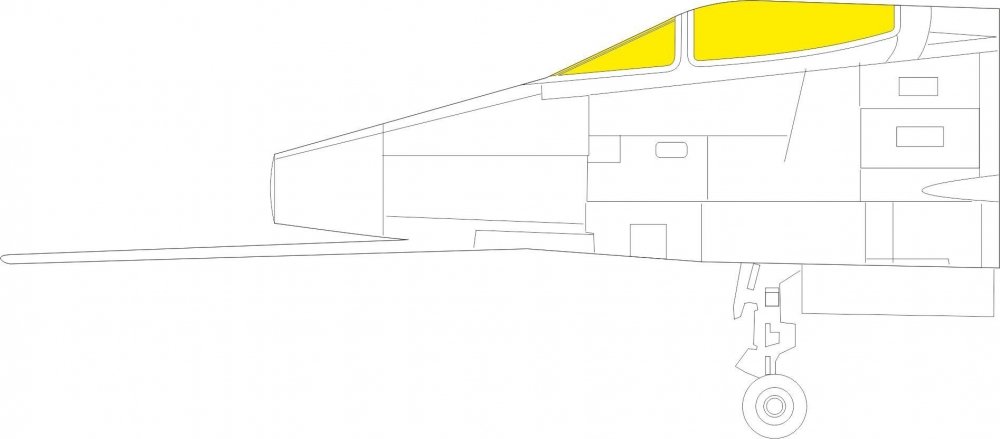 1:32 Окрасочная маска для F-100C TFace - JX278
