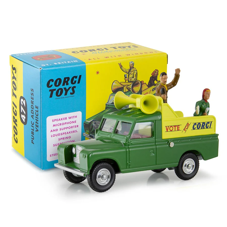1:43 LAND ROVER Public Address Vehicle (1964), green/ yellow - 472