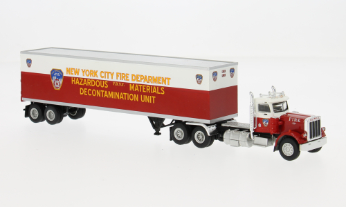 1:87 PETERBILT 359 FDNY (1973), red/white - 85721