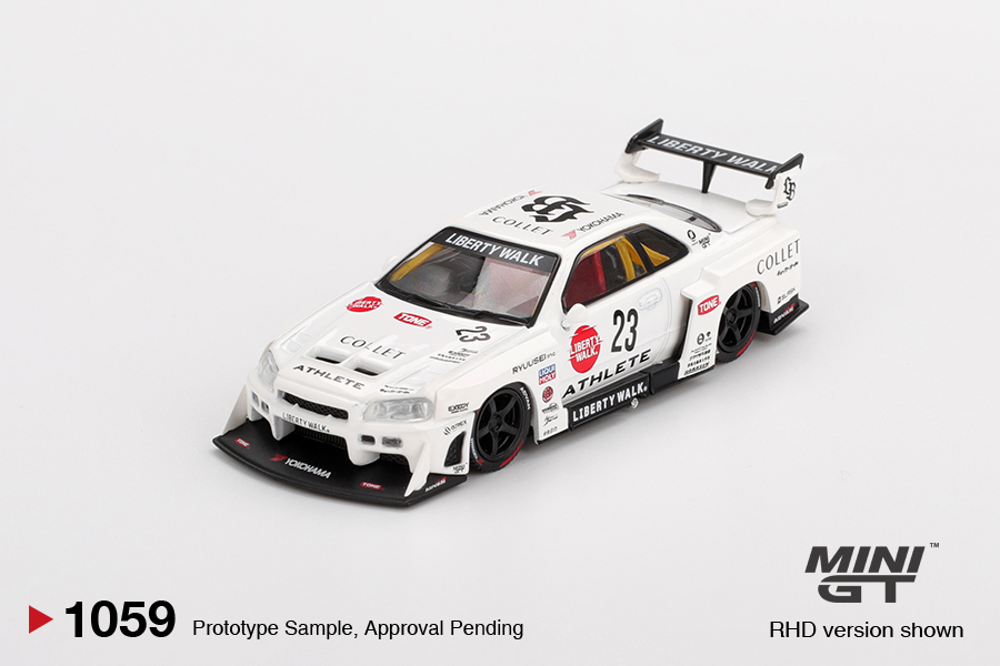 1:64 NISSAN LB-ER34 Super Silhouette 'ATHLETE/COLLET' - MGT01059