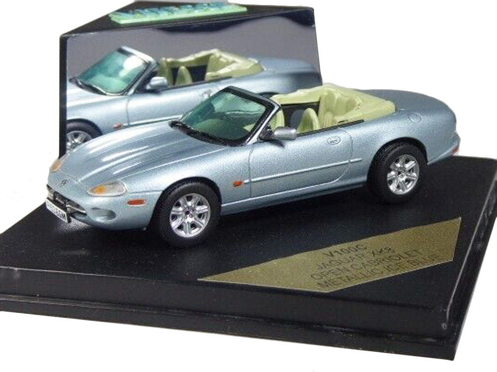 1:43 JAGUAR XK8 Cabriolet, голубой металлик - V100C