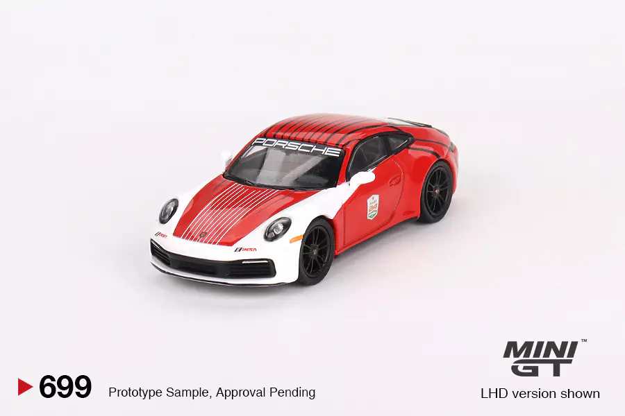 1:64 PORSCHE 911 (992) Carrera S Safety Car IMSA 24 часа Дейтоны (2023) - MGT00699-L