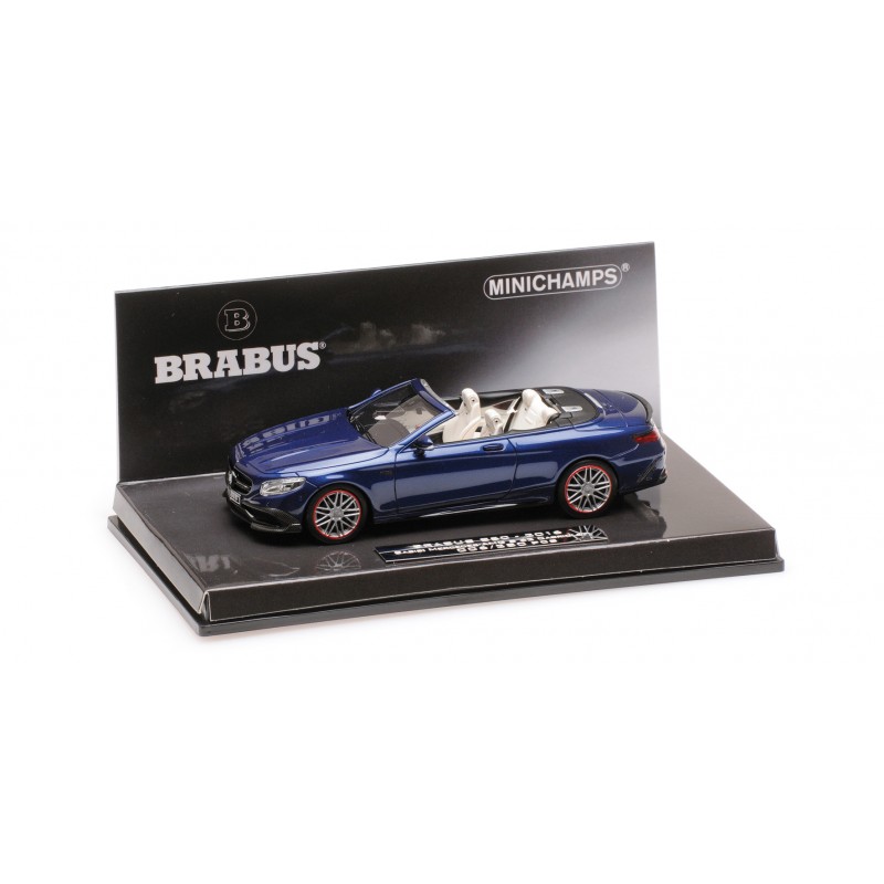1:43 Brabus 850 Mercedes-AMG S 63 S-class cabriolet 2016 dark blue - 437034231