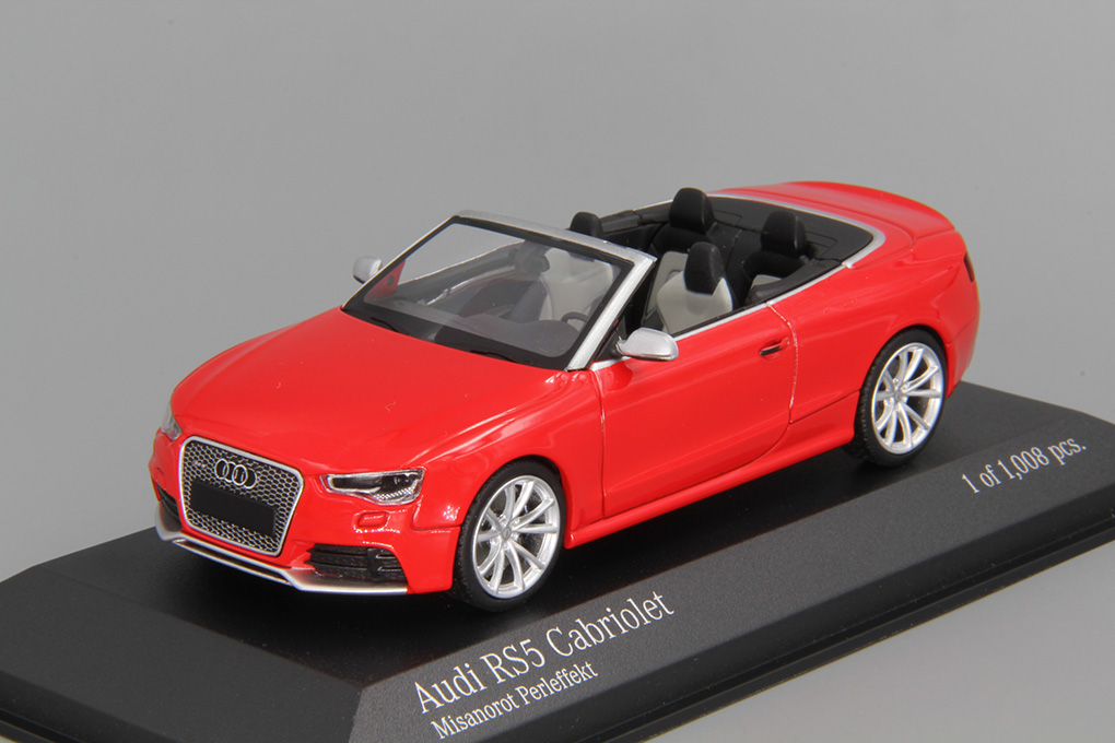 1:43 AUDI RS5 Cabriolet (2012), red - 410011230
