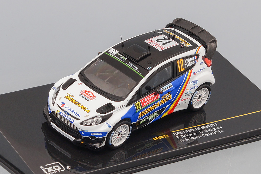 1:43 FORD FIESTA RS WRC #12 Delecour-Savignoni Rally Monte Carlo 2014 - RAM571