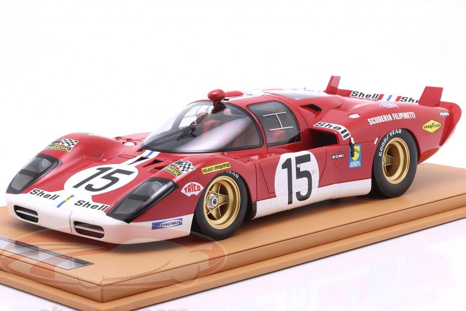1:12 FERRARI 512S 5.0L V12 №15 24h LeMans Herbert Müller, Mike Parkes (1970) - TM12-02H