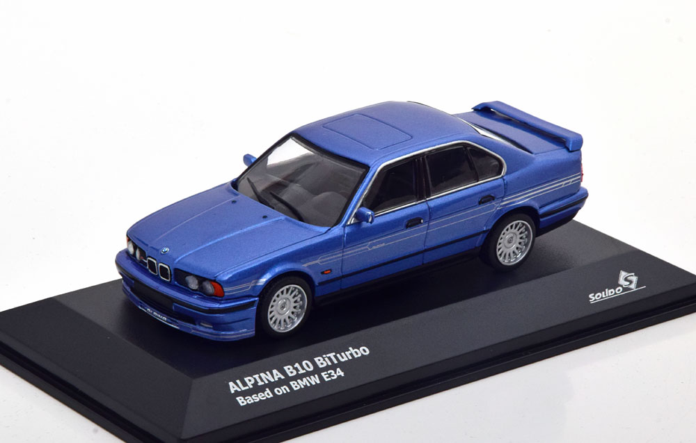 1:43 BMW Alpina B10 E34 BiTurbo Saloon (1989-1994), bluemetallic - S4310401