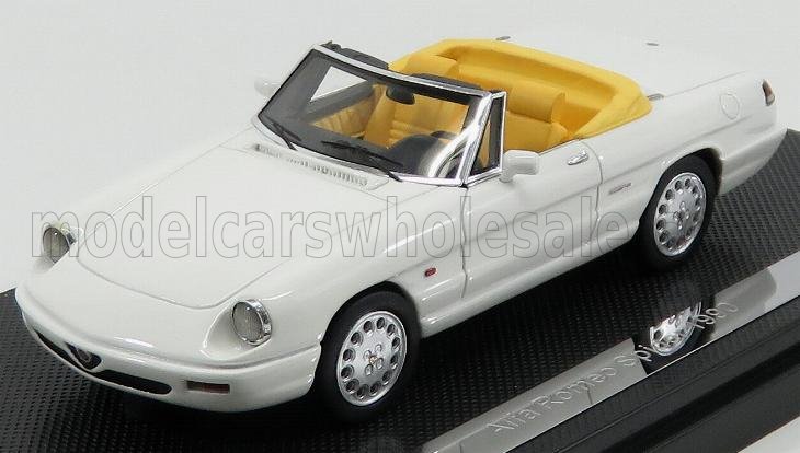 1:43 ALFA ROMEO Spider Open (1990) 4ª Ed Ultima Serie - The Last, Bianco Freddo - White - MR43104A.BF