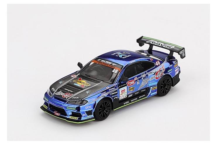 1:64 NISSAN Silvia S15 n70 D-MAX Racing D1 Grand Prix - MGT00857-BL