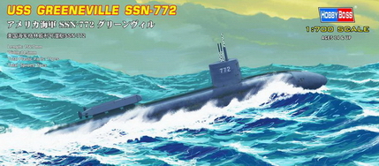 1:700 Сборная модель Подводная лодка: USS Navy Greeneville submarine SSN-772 - 87016