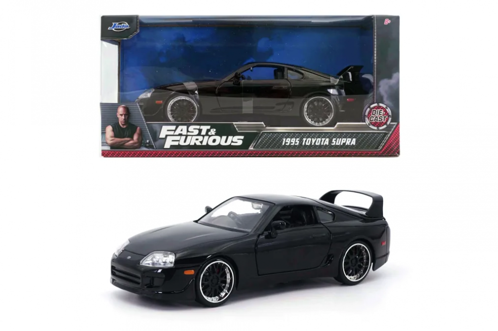 1:24 TOYOTA Supra black Fast & Furious (Форсаж) (1995) - 80227