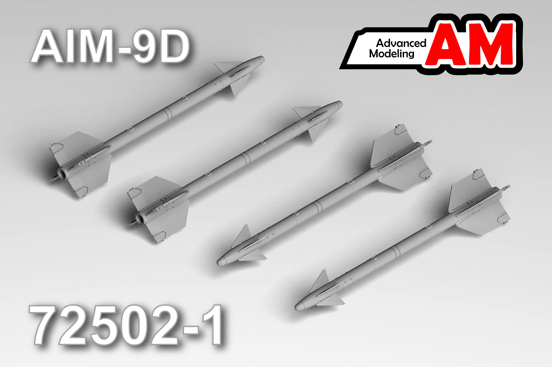 1:72 Авиационная управляемая ракета AIM-9D - amc 72502-1