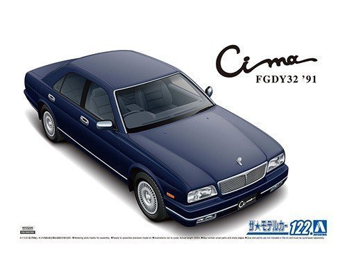 1:24 Сборная модель Nissan Cima Y32 TypeⅢ Limited L AV 91 - 05953