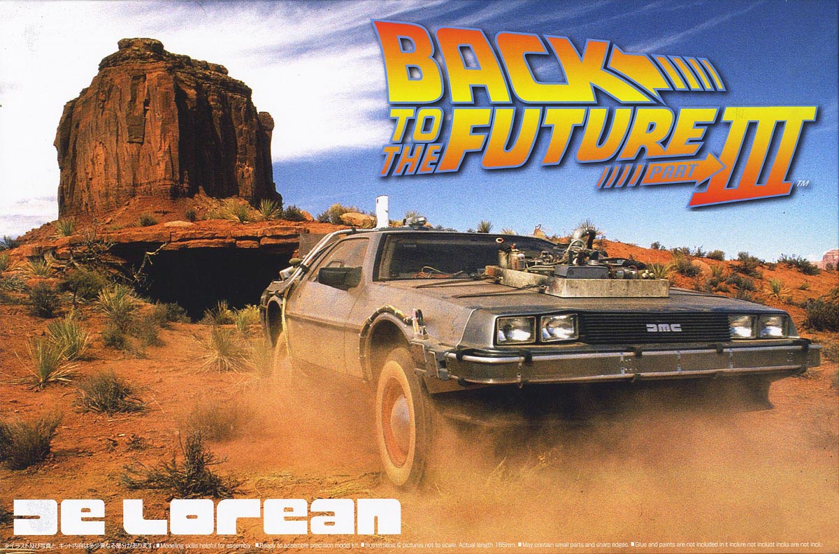 1:24 Сборная модель Back To The Future DeLorean from Part III - 05918