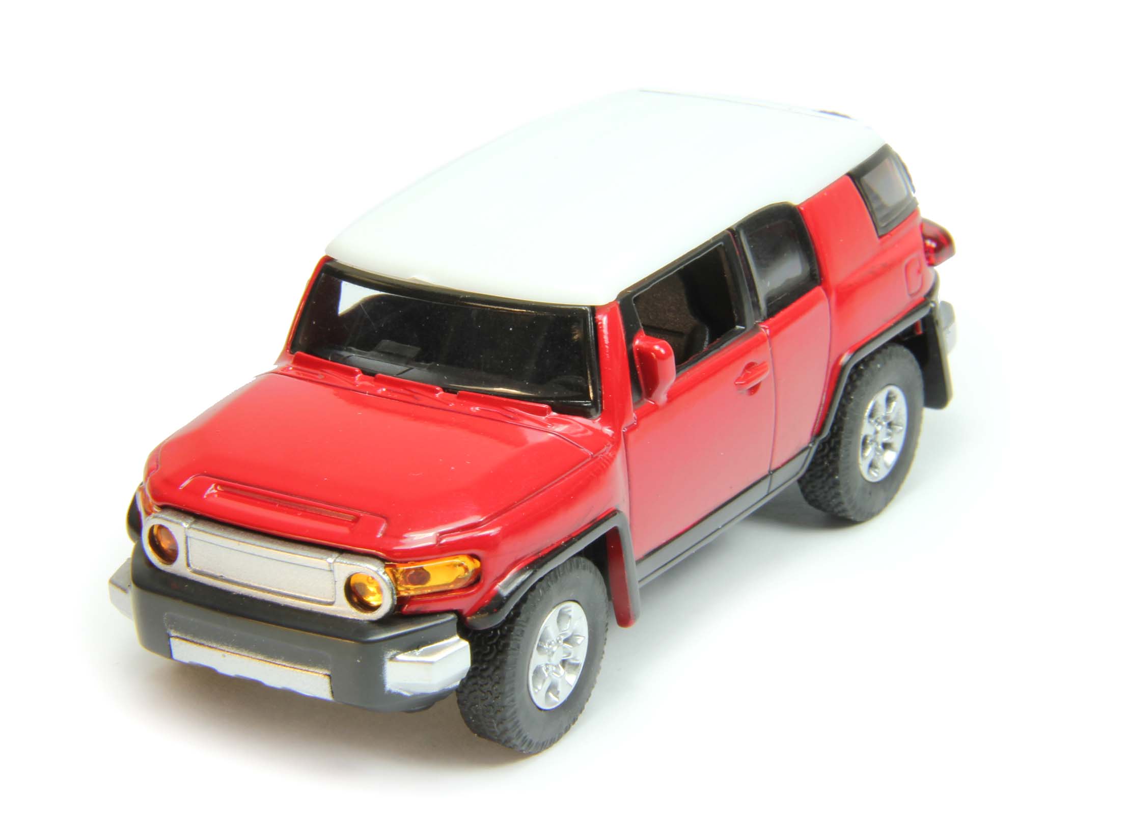 1:43 TOYOTA FJ Cruiser, red / white - 4807W