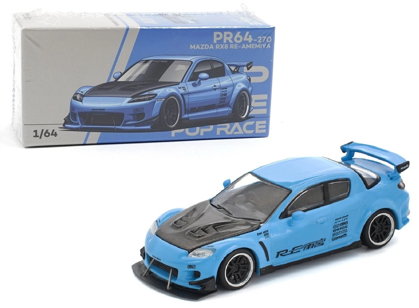 1:64 MAZDA RX-8 RE-AMEMIYA, light blue - PR640270