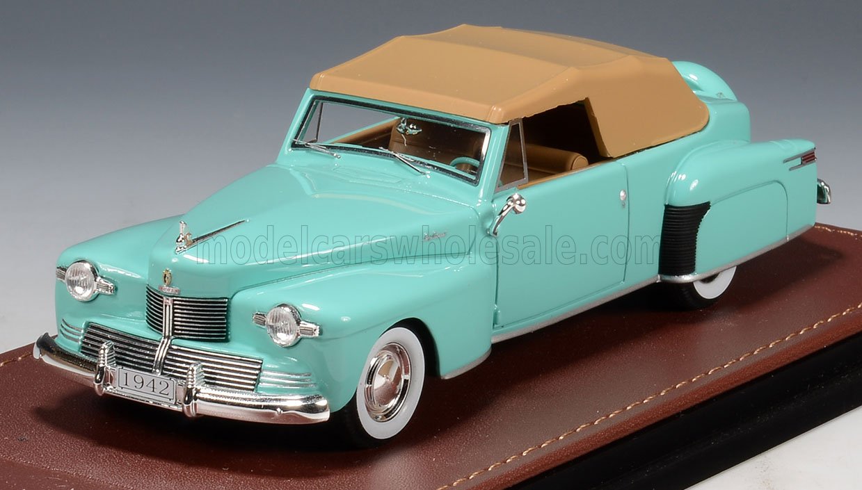 1:43 LINCOLN Continental Cabriolet Closed (1942), green / beige - GLM100804