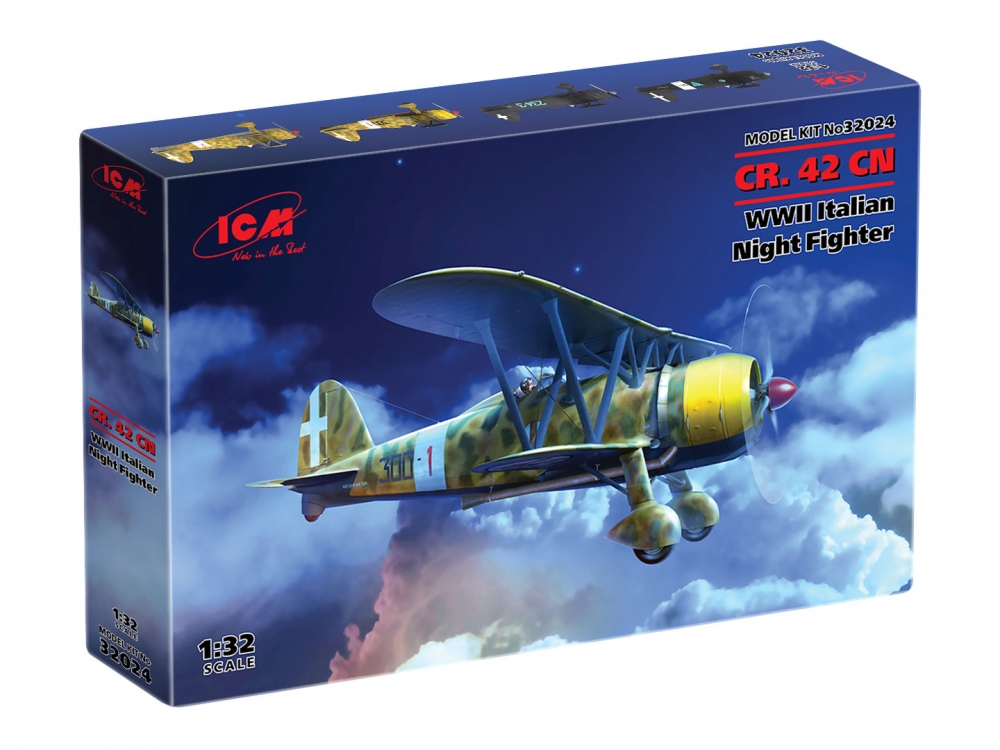 1:32 Сборная модель CR. 42CN, Итальянский ночной истребитель IIМВ - 32024