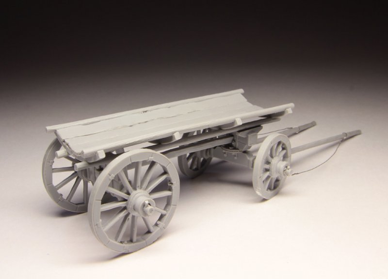 1:35 Сборная модель Русская телега - 3013