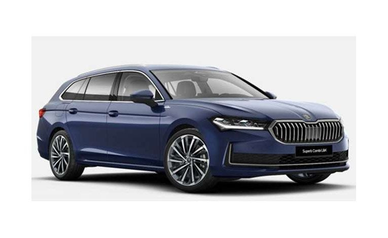 1:18 SKODA  SUPERB COMBI Station Wagon (2024), cobalt blue - S1811501