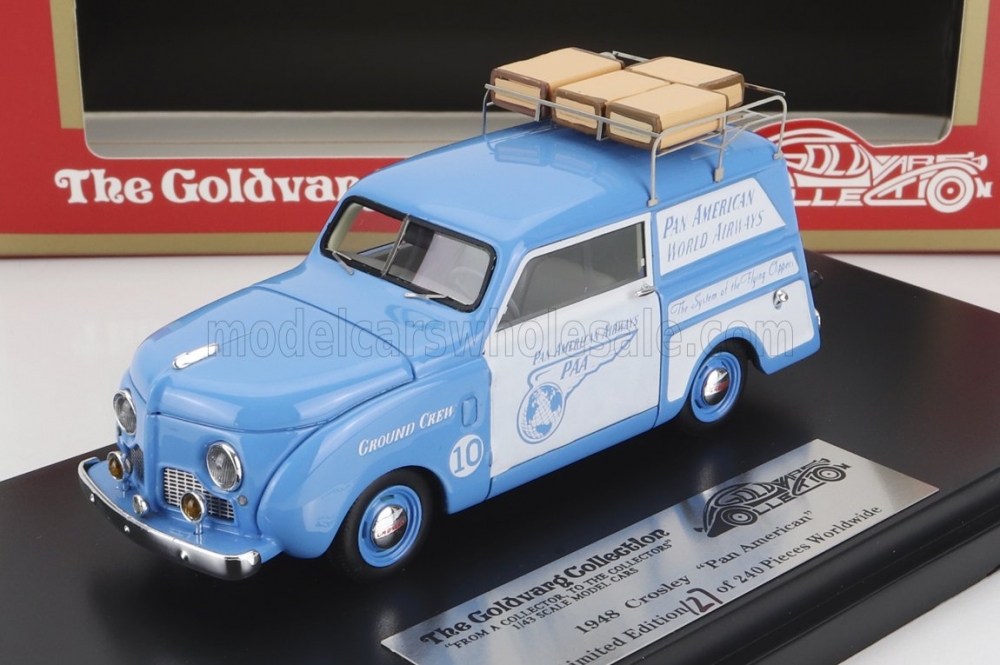 1:43 CROSLEY Airport Pan America Airways (1949), White Blue - GC-PAA-004
