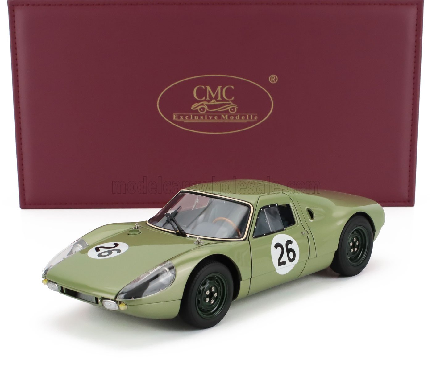 1:18 PORSCHE 904 Carrera Gts Ch.904-025 №26 Silverstone International Grand Touring (1964) Innes Ireland, Green - M232
