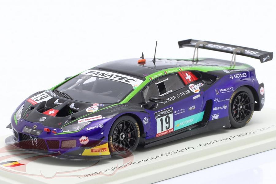 1:43 LAMBORGHINI Huracán GT3 Evo №63 Emil Frey Racing Leo Roussel, Arthur Rougier, Giacomo Altoe (2022) - SB508