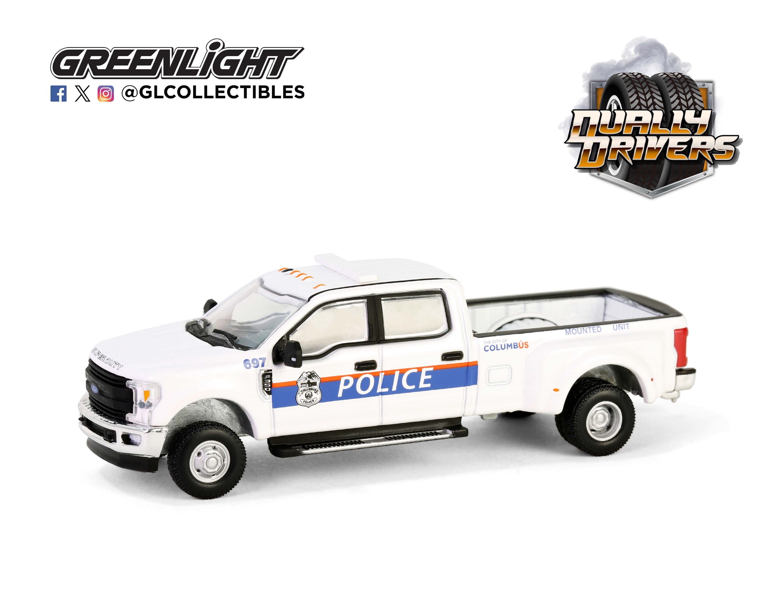 1:64 FORD F-350 XL пикап 'Columbus Division of Police Mounted Unit' (2019) - 46150E