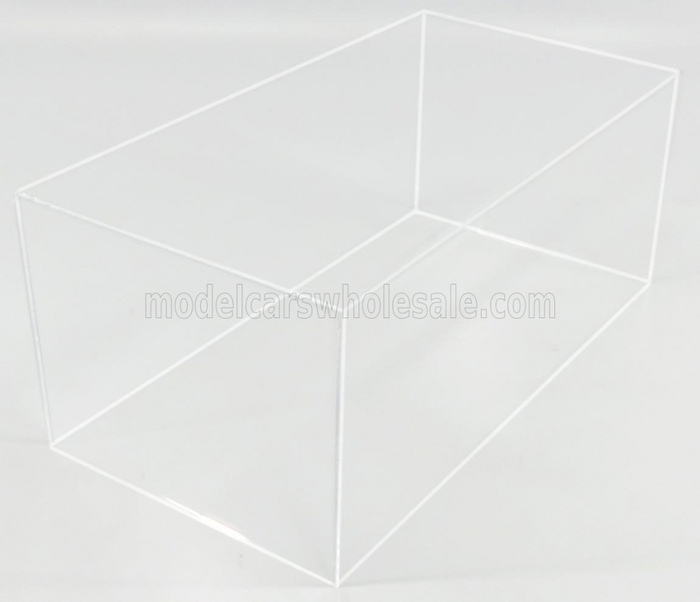 1:18 VETRINA DISPLAY BOX Only Transparent Cover - Solo Copertura Trasparente - Lungh.lenght Cm 30.8 X Largh.width Cm 16.2 X Alt.height Cm 12.3 (altezza Interna Cm 11.3), Plexiglass - TM18-V18