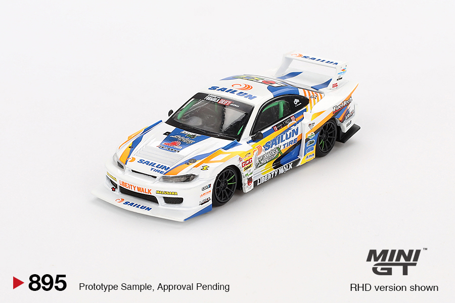 1:64 NISSAN S15 Silvia LB-Super Silhouette (#555 2023 Formula Drift Japan) - MGT00895