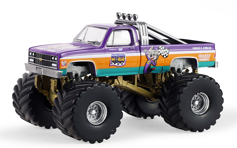 1:64 CHEVROLET K-10 Monster Truck Chuck E. Cheese Racing World and Hendrick Motorsports Collaboration *Kings of Crunch* (1977) - 30570