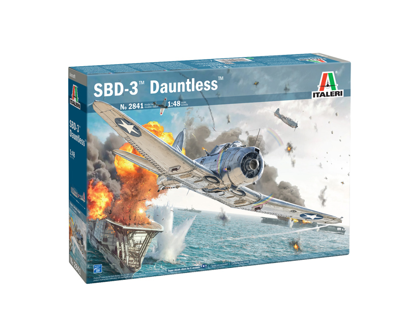 1:48 Сборная модель McDONNEL DOUGLAS Sbd-3 Dauntless Military Airplane 1938 - 2841